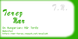terez mar business card